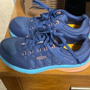 KEEN Women's Navy and Teal Athletic Shoes